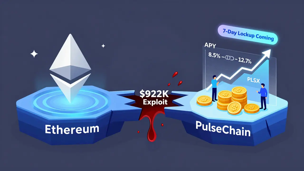 Fragile bridge between blockchains with exploit leak and rising staking rewards