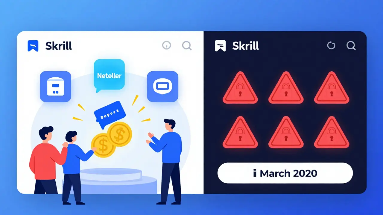 Split-screen of active Bitlish platform vs. frozen interface after March 2020 shutdown.