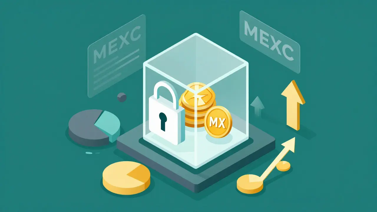 Digital vector illustration of token voting mechanics and reward pools