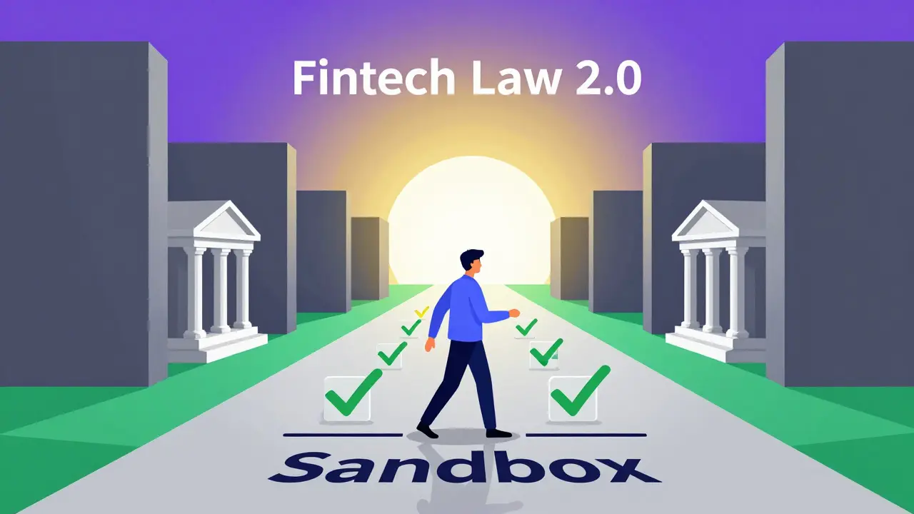 Entrepreneur navigating fintech sandbox towards future laws