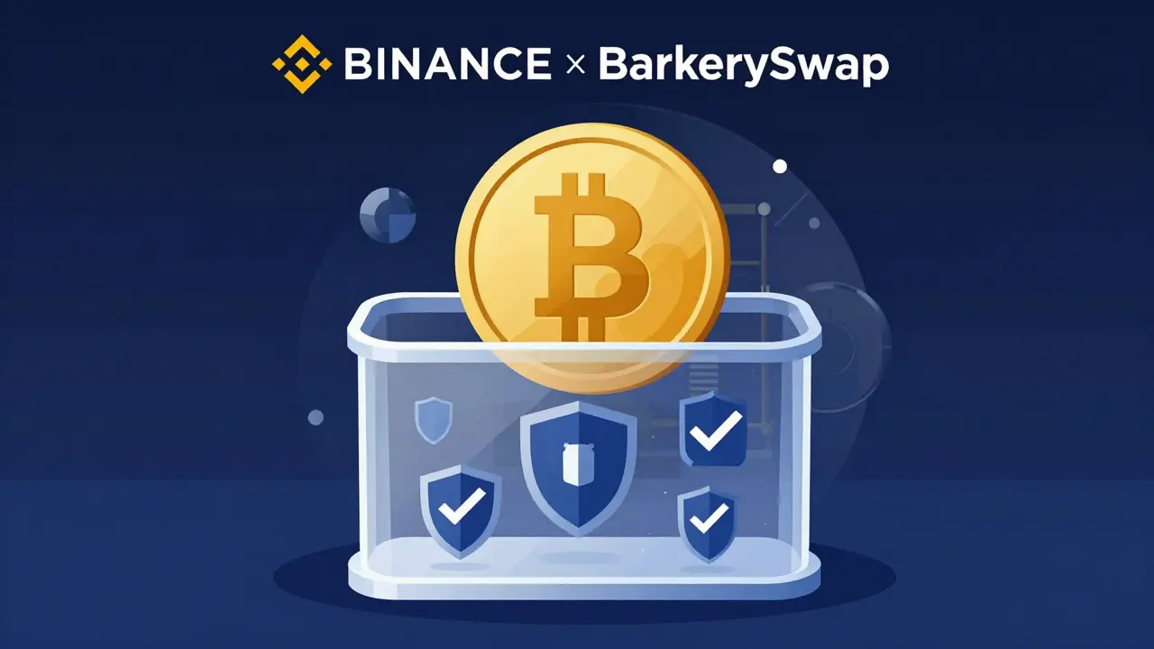 Modern vector illustration of secure BETH liquidity deposit and KYC process.