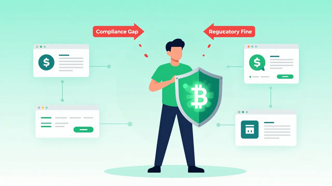 Trader holding a glowing shield against risks, illustrating asset protection strategies.