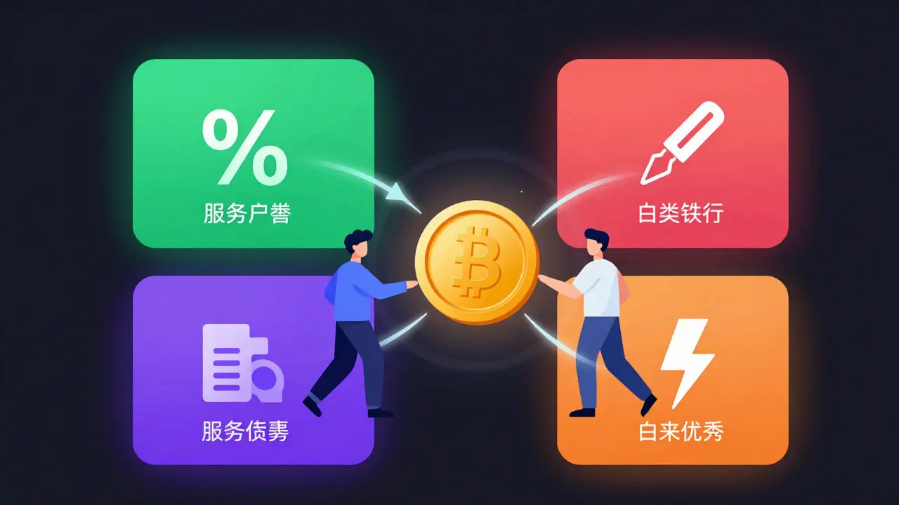 Abstract vector illustration of NFT transaction fees and flows