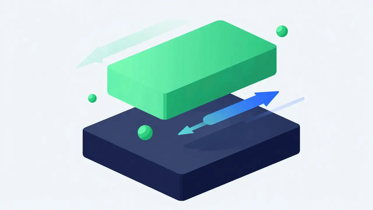Modern vector graphic showing Layer-2 blockchain technology